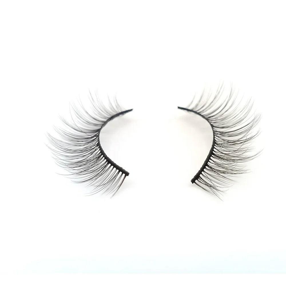 

Hot Sale Best 3d 25mm private label synthetic eyelashes, Black