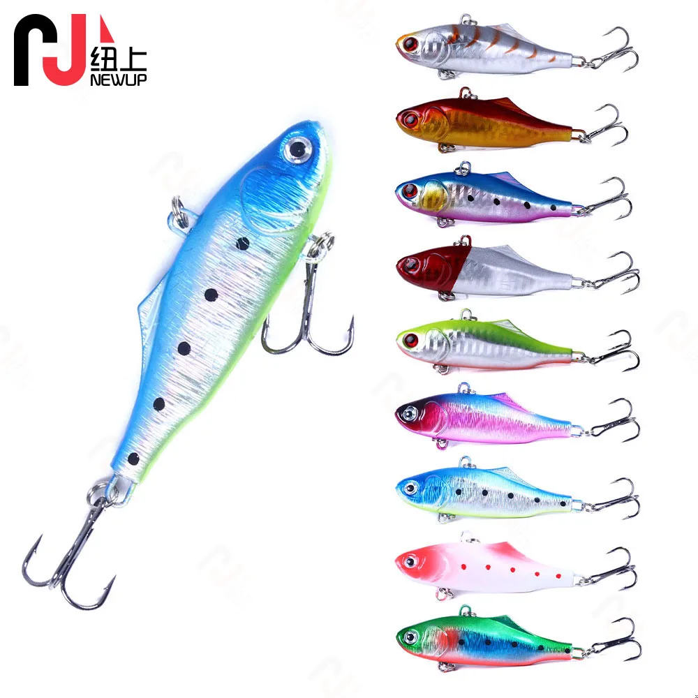 

Hot sale 7CM 24G high quality Vibration hard plastic full swimming layer VIB fishing lure, 9 colors