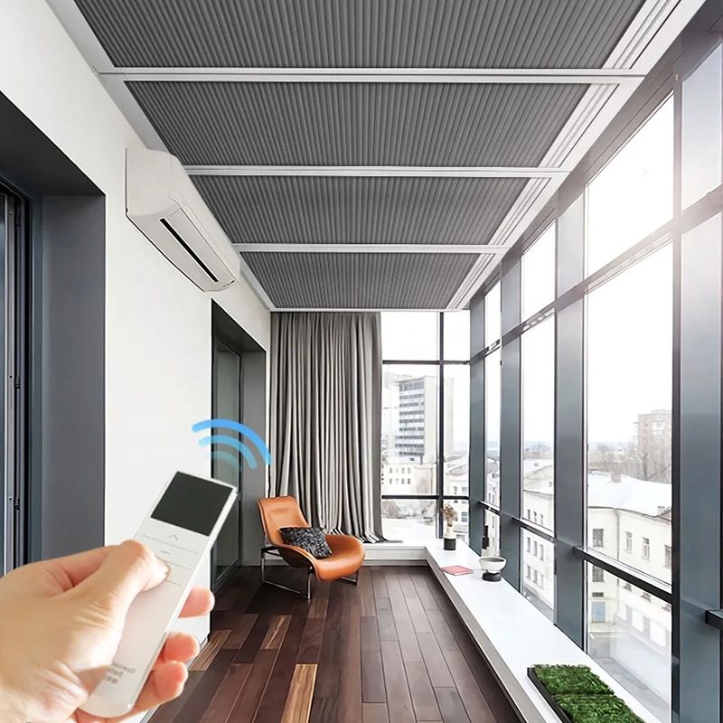 Blackout Skylight Blinds & Window Covering Shade Electric Honeycomb Skylight Blinds for windows