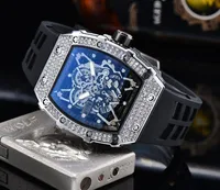 

relogio masculino men stainless steel quartz charm Luxury Watch custom logo gold bule mens watches