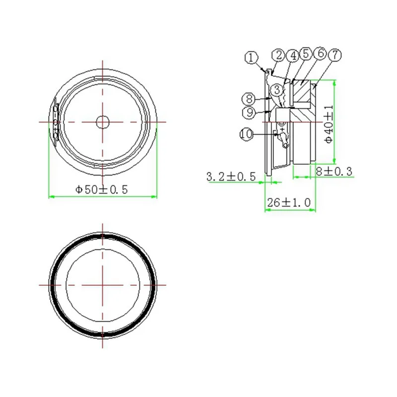 Дб размеры. Размеры динамиков в дюймах. Fr-0012 4ohm 3w размер.