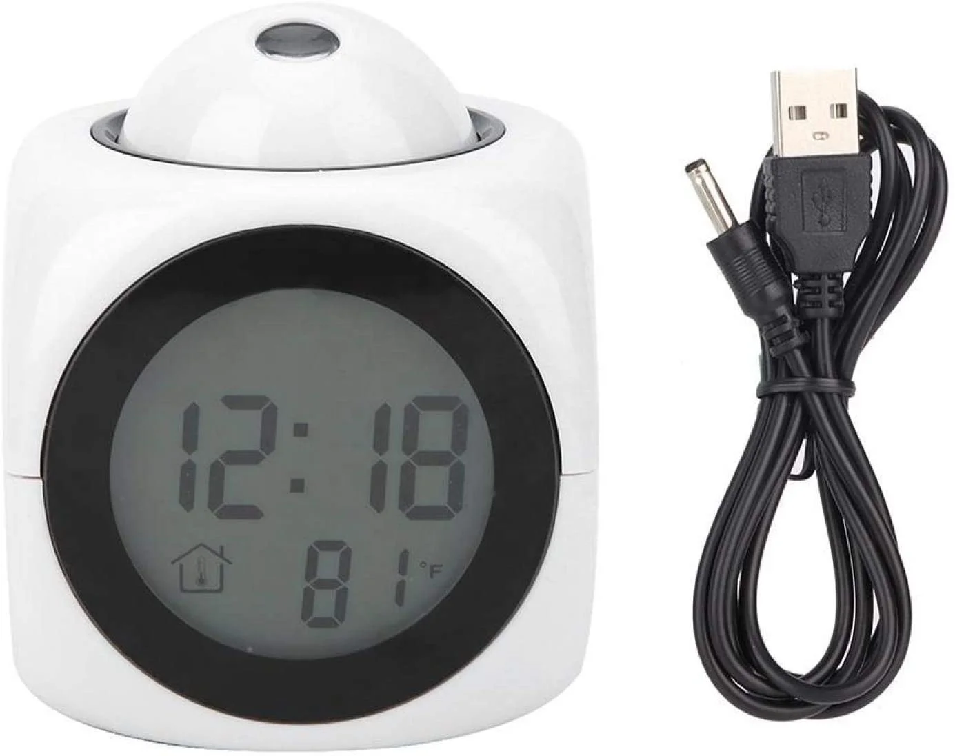 Image of hot selling Digital Projector talking Alarm Clock with Indoor Temperature and backlight 2028