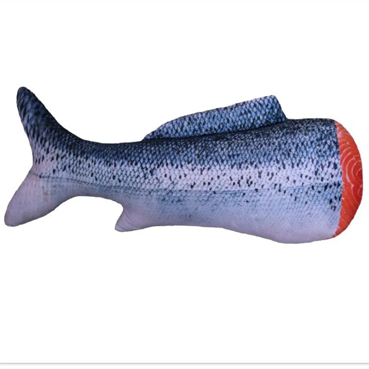 

Hot Selling Catnip Toys for Cat Simulation Plush Clownfish Crucian Catnip Cat Fish Toy Cat Supplies Catnip Kicker Pet Toys, Customized color