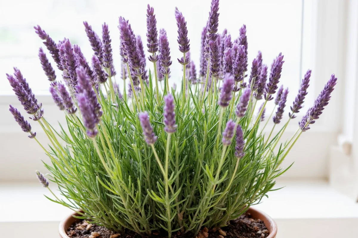 can a lavender plant grow indoors