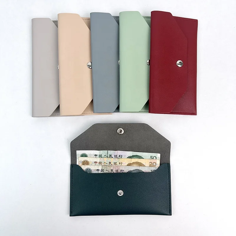 

Custom PU Leather Storage Bag Cash Stuffing Envelope Wallet for Budget School Stationery Pencil Pen Pouch Bag Cosmetic Bag