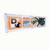 Custom reflective roadside advertising vinyl banner sports team flags/store flags