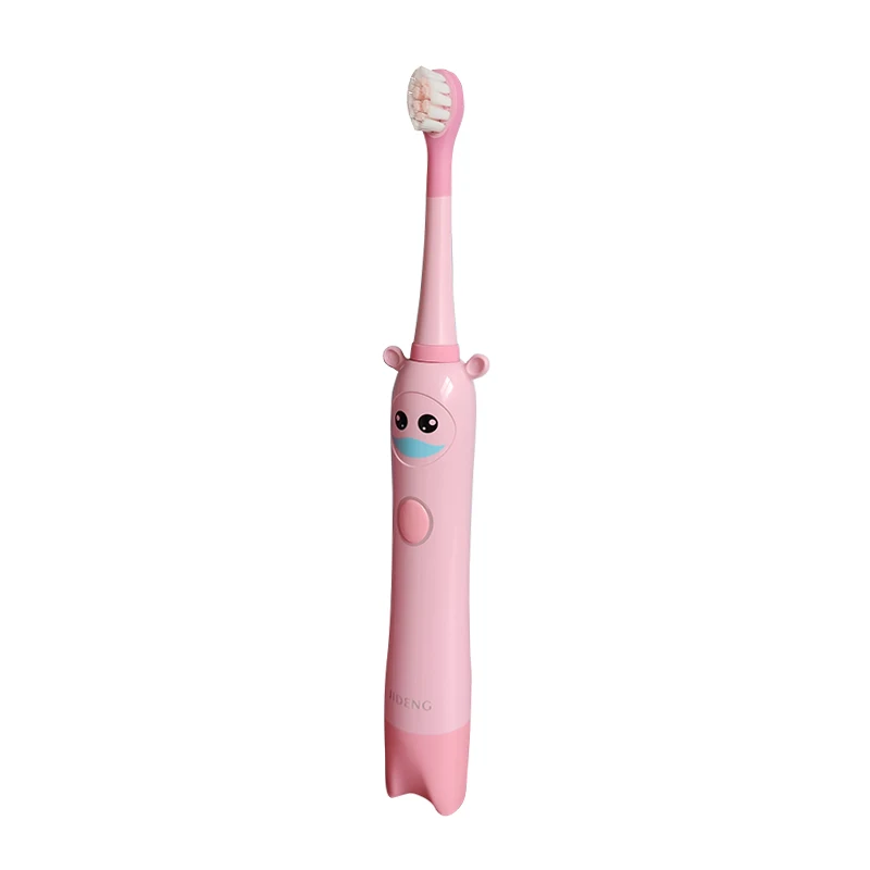 

Kids Tooth Brush Cartoon Pattern Cute Rotary Children Electric Toothbrush for Dental Cheap Price IPX7 Waterproof Soft Paper Box, Pink or customized color