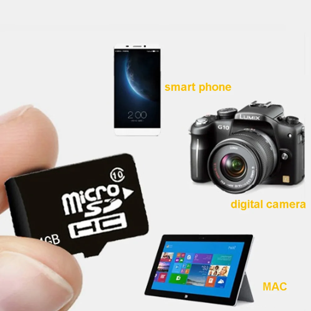 Wholesale High Speed TF Card 128GB16GB 32GB C10 Memory Card Custom Full Capacity Micro Small Card Storage for Kingston - ANKUX.COM