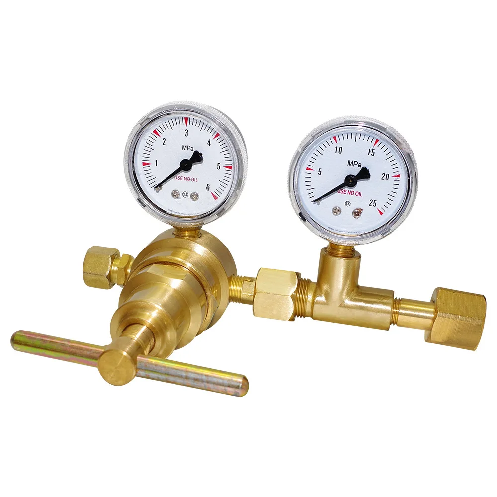 

Nitrogen pressure-reducing valve pressure-reducing device 60kg all copper nitrogen pressure-reducing meter Pressure-stabilizing
