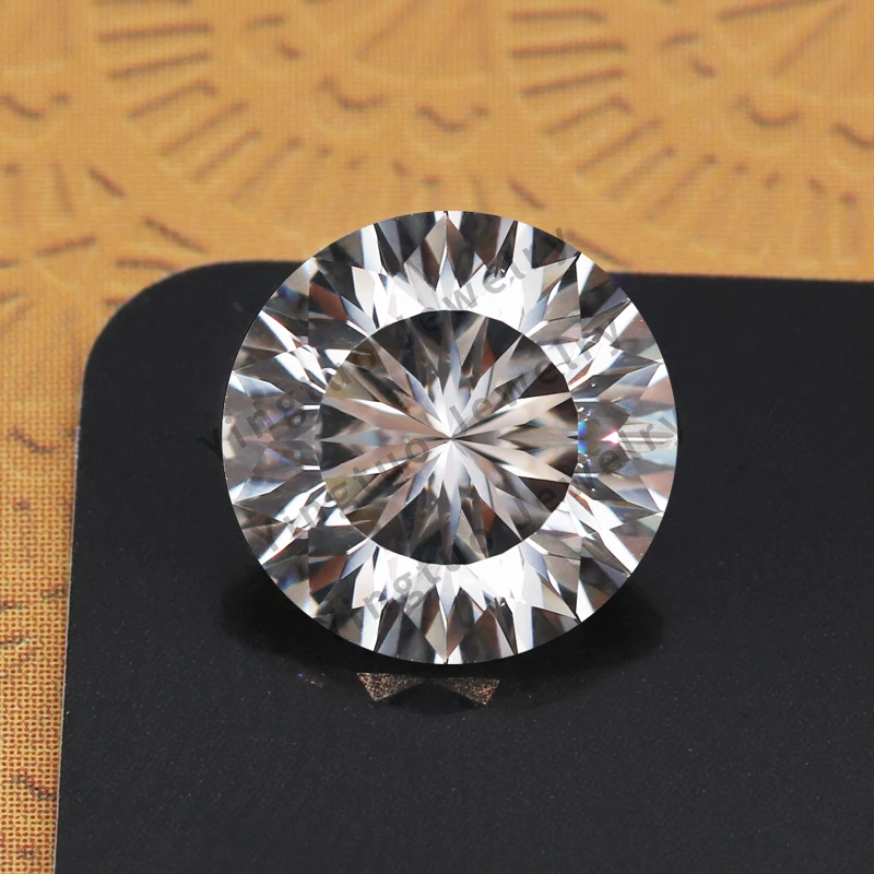 

Y&T Jewelry high quality 6.5mm moissanite Hundred Face Cut moissanite stone Factory Price, White colorless