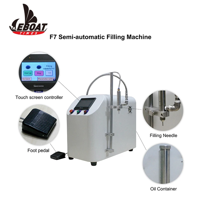 Small size capsule filling semi automatic EboatTimes cigarette tube filling machine
