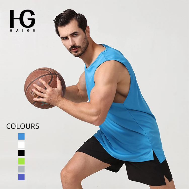 

2023 Men Tank Top Sleeveless Travel Vest Gym Tank Top Large Size Basketball Training Vest Quick Drying Fitness Cotton Tank Top