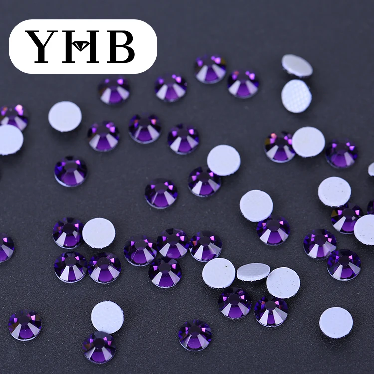

Free Shipping Ss4 Round Flatback Hotfix Rhinestones Flatback Glass Rhinestones