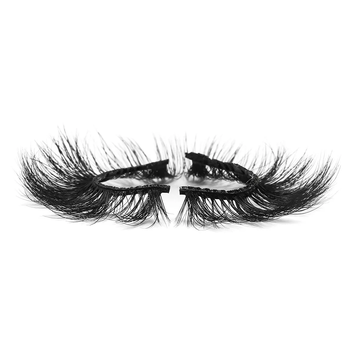 

black cotton stalk cruelty free 3d mink eyelashes wholesale 25mm mink lashes
