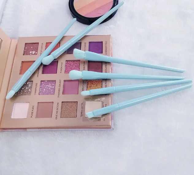 

6pcs eye brushes set cruelty free promotion makeup brush, As pics