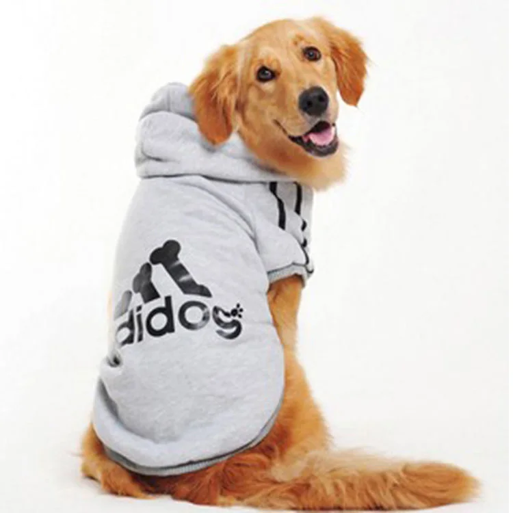 

Wholesale big dog clothes small printing letters hoodie pet apparel for large dogs ropa para mascotas perros, Many colors