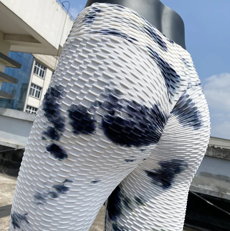 

2021 Amazon Hot Sale Youga Squat Proof Camo Tick Tock Tye Dye Legging Seamless Sport Riding Tie Dye Leggings For Women, Multi color optional