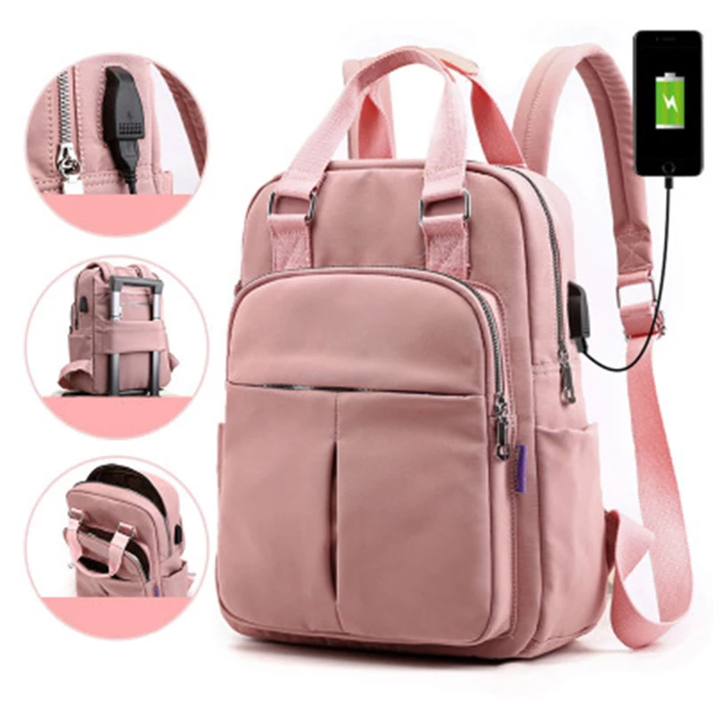 

wholesale anti theft usb charging casual laptop backpack for women students