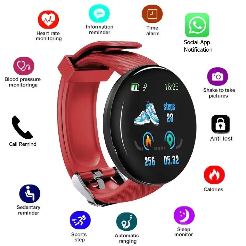 

2021 Smart Watch Men Women Customize Wallpaper Heart Rate Monitor Fitness Tracker Sport Waterproof Smartwatch For IOS Android