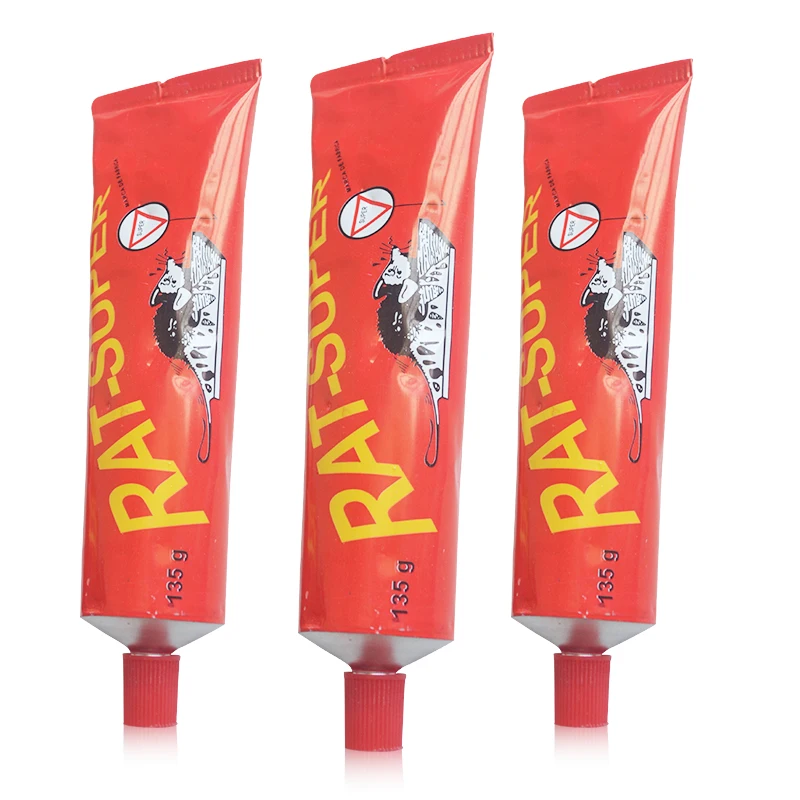 

Nontoxic pest control rat catcher adhesive glue tube trap for mouse repeller