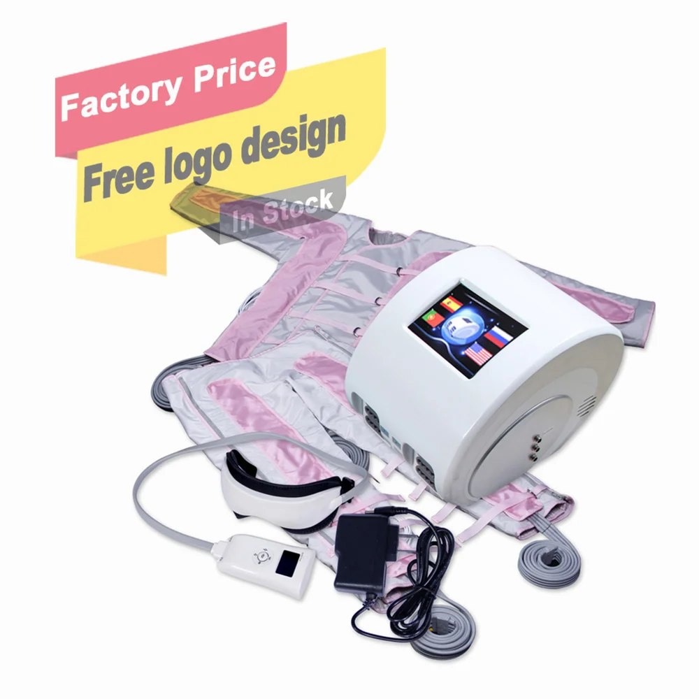 

instock factory pressotherapy 3 in 1 presoterapia massage device lymphatic drainage machine infrared, Blue, green ,pink