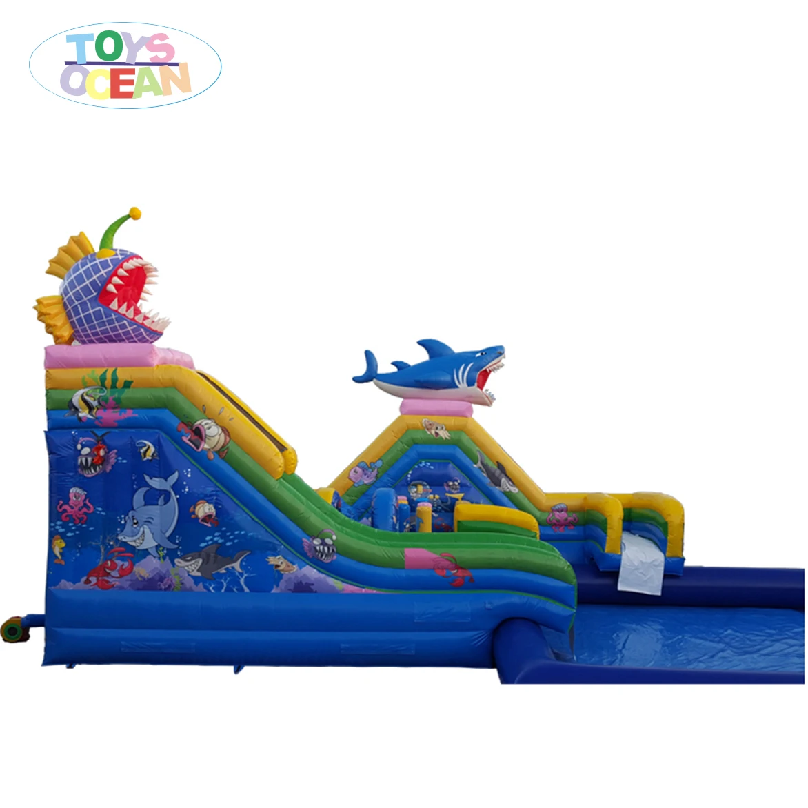 Inflatable Big Water Slides With Pool Water Park For Sale Buy