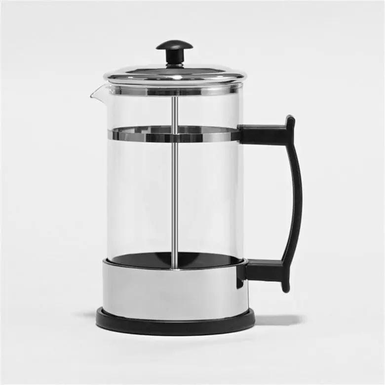 

New Design Coffee Maker French Press 350ml Stainless Steel Coffee Pot High Borosilicate Glass French Press