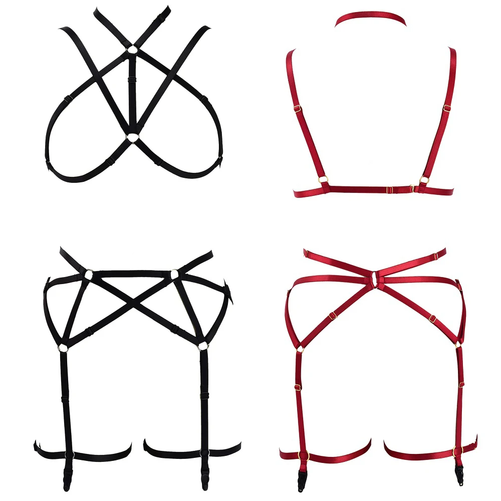 

Wholesale OEM Custom Design logo colours Women 2 piece lingerie set Sexy Erotica Lingerie Rave Festival