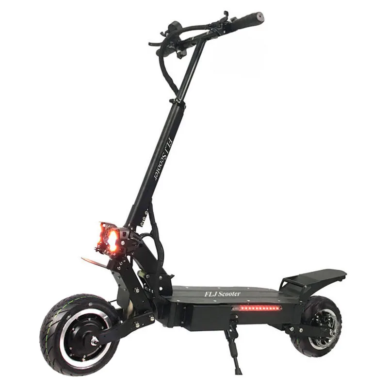 

EU Stock 60V 5600W Dual Engines E Scooter with 11inch Road off road tire electric scooter adults electro kick scooter E Bike, Black