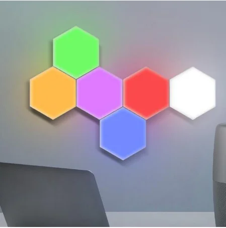 
smart touch sensor screen cabinet wall modular touch night lights indoor fancy led wall light 