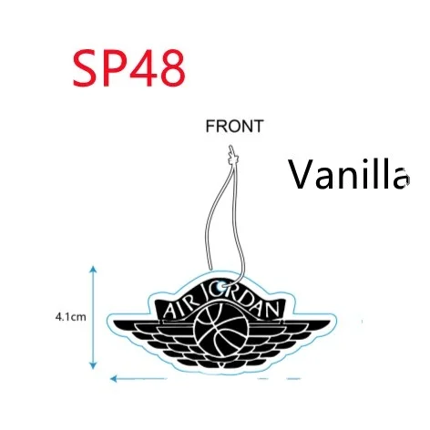 

Vanilla Scent Long Lasting Jordan logo paper air freshener