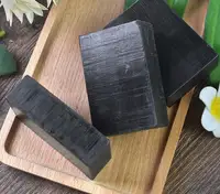 

OEM Private Label Organic Black Soap Natural Bamboo Charcoal Handmade Soap Whitening Soap