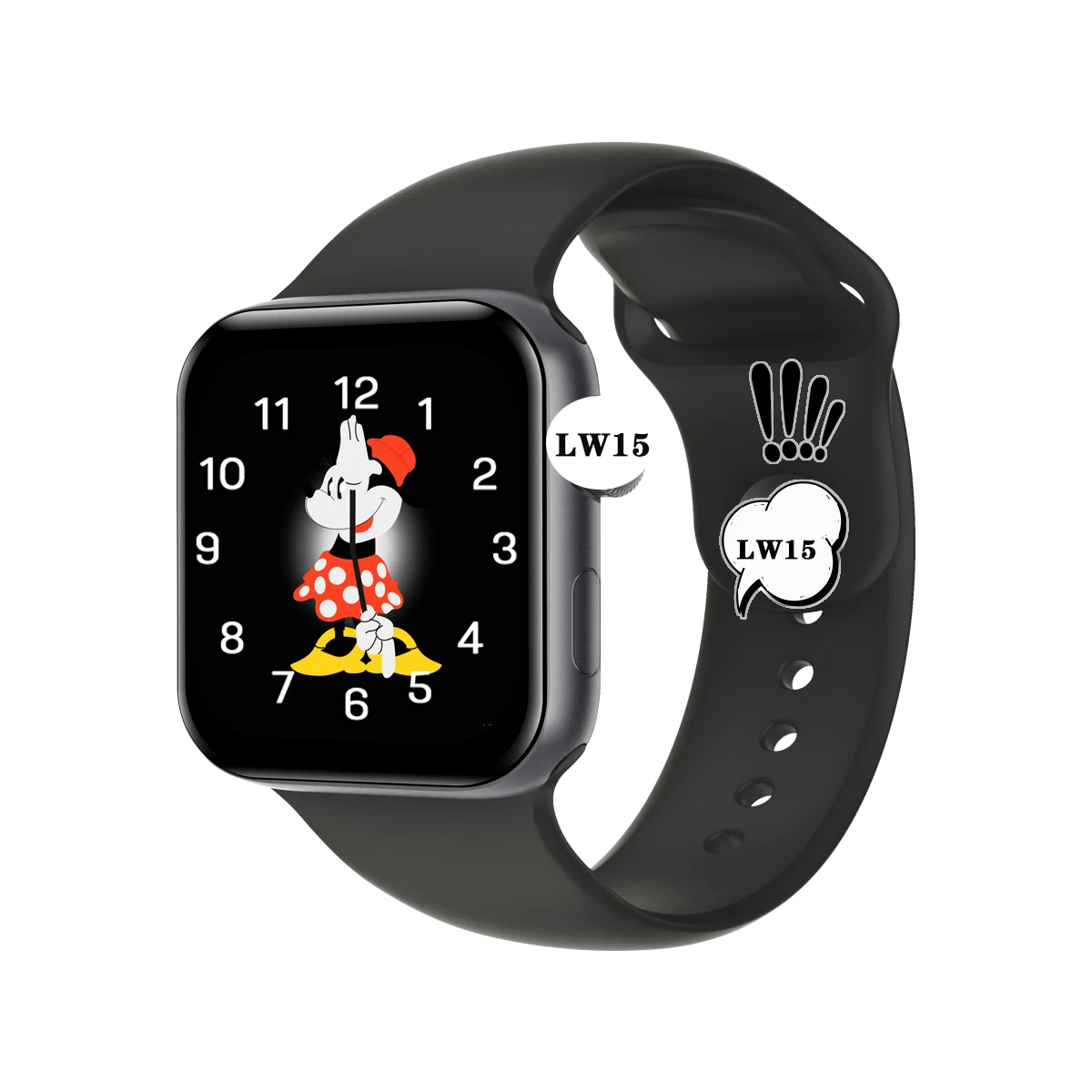 

New Arrival LW15 Smart Watch IP68 waterproof rating wearable for swimming Support knob function keys Sport BT Smartwatch LW15
