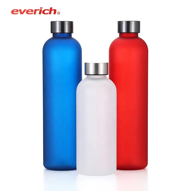 

Tritan time marker leakproof Large Big Sport Plastic frosted white motivational Water Bottle BPA Free, Customized color