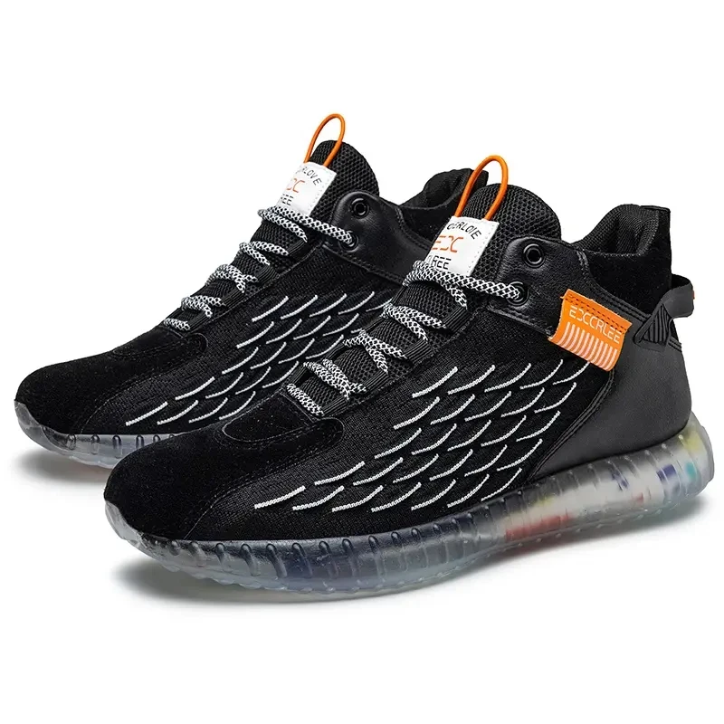 

Fish scale high-top flying shoes men's shoes summer new men's sports shoes, 3 colors