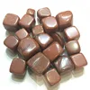 Wholesale Factory Price Crystal Gravel Gold Sand Cube Square Tumbled Stones