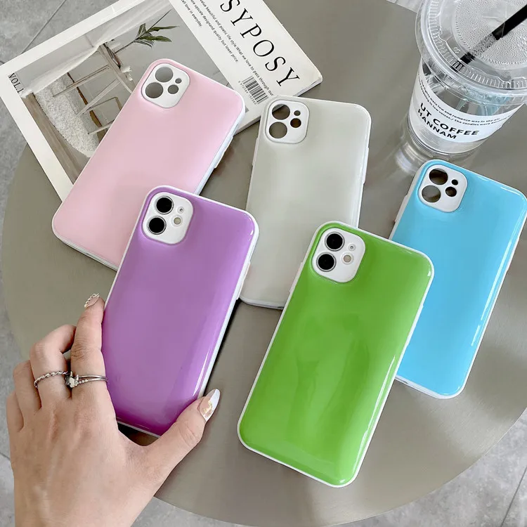 

New design phone back cover soft sponge tpu pc hybrid shockproof mobile phone case for iPhone 13