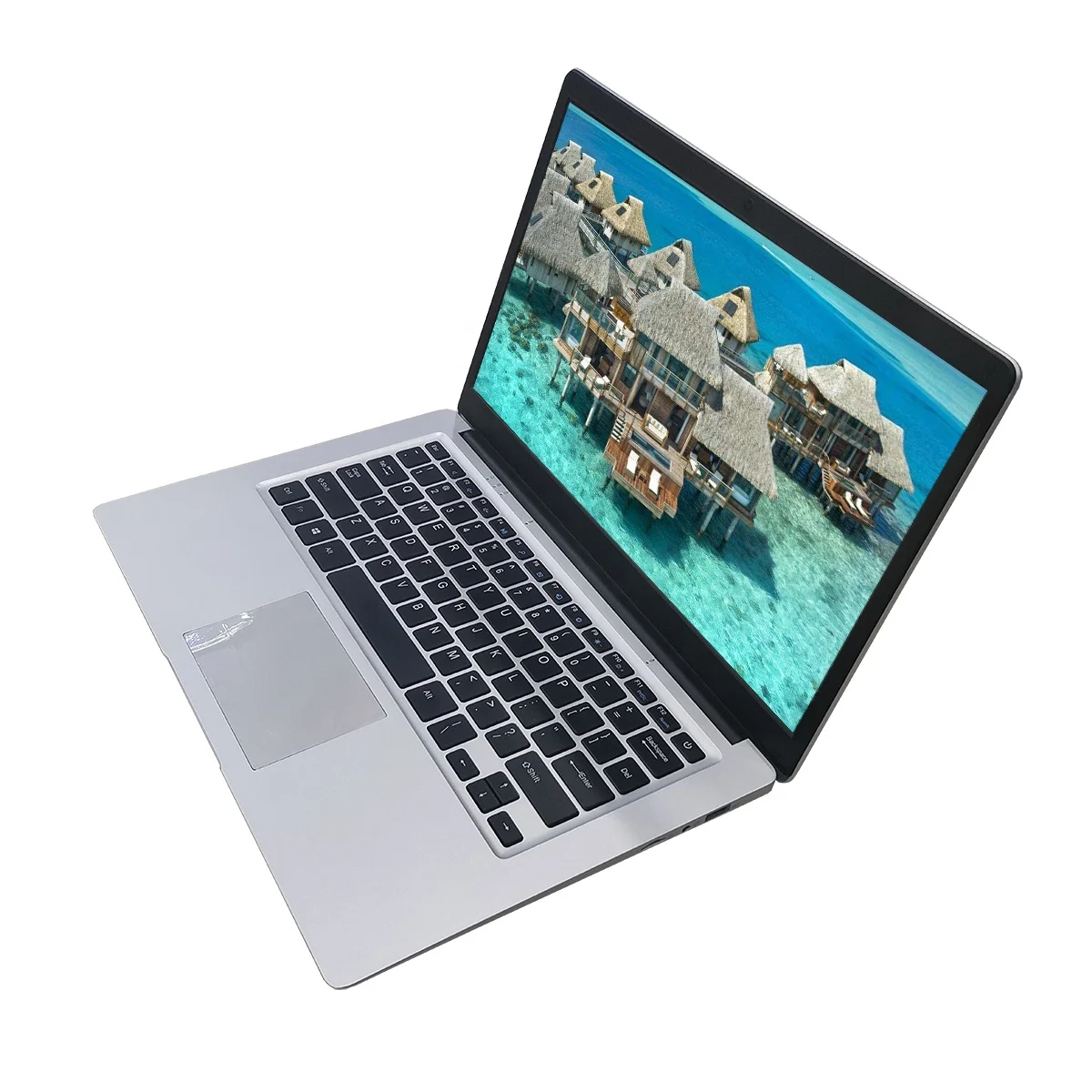 

Wholesale Customized brand 14.1 inch laptop computers with 8GB Ram Dual storage Disk, Silver