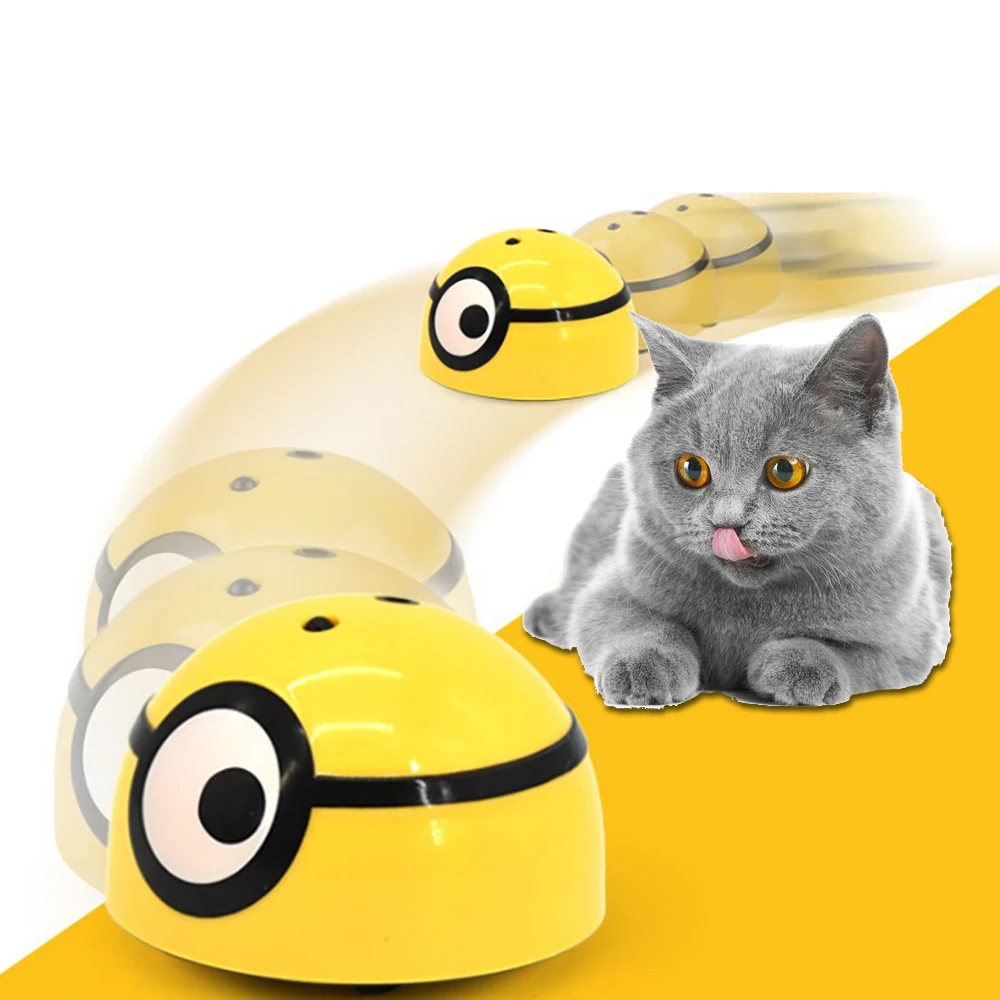 

Pet Supplies Smart Automatic Walking Infrared Sensor Runaway Interactive Pet Dog Cat Scratching Ball Toys With Remote Control