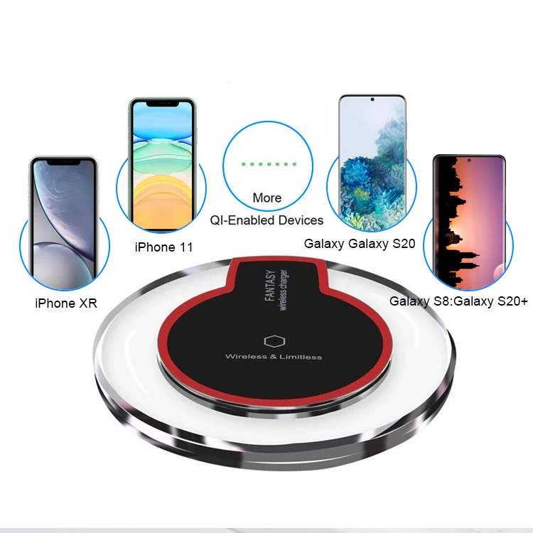 

Cheapest Price K9 Led Wireless Charger, Black, white