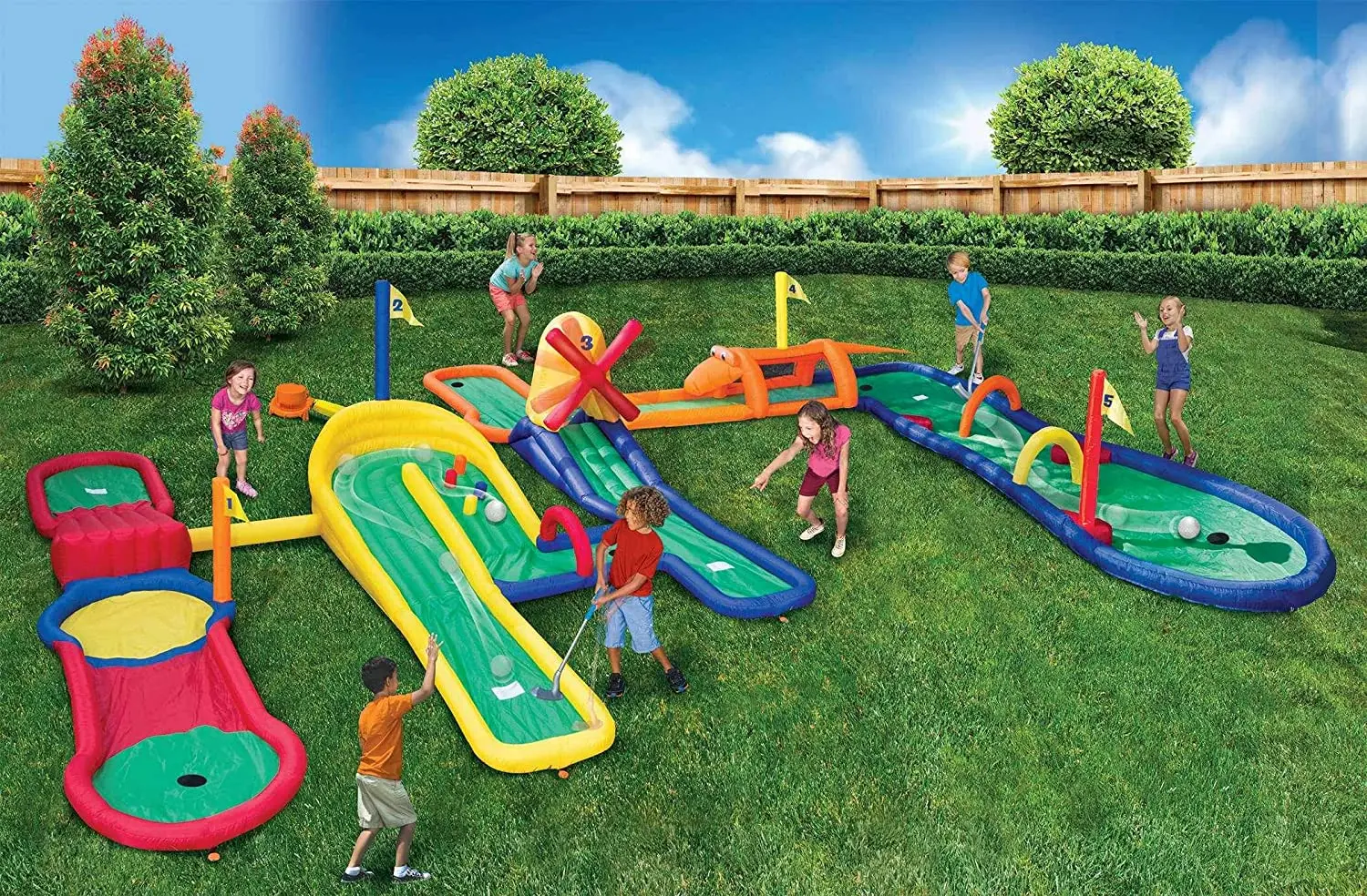 Sport Playaround Golf Blacklight 9hole Inflatables Golf Game