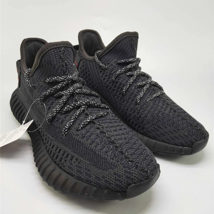 

G5 Original Quality Yezzy Black Non-reflective FU9006 Lightweight Sport Running Yezzys Shoes 350 V2 Trainers Sneakers For Men