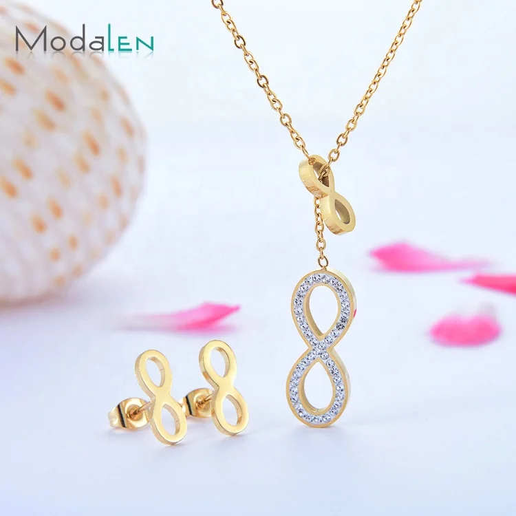

Modalen Stainless Steel Gold Zirconia Jewellery China Stainless Steel Traditional Jewelry, Gold/sliver