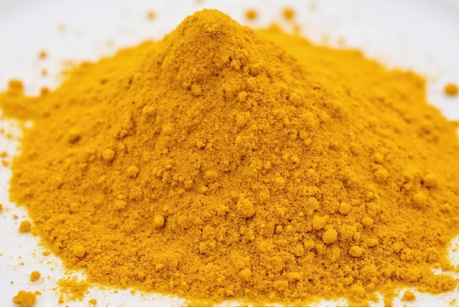 Turmeric substitutes comparison showing color differences between annatto, safflower, and paprika