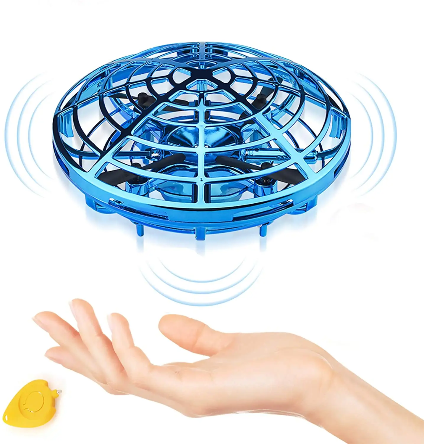 

UFO Mini Drone for Kids Flying Ball Toys Hand Controlled Rechargeable Quadcopter Infrared Induction Helicopter Outdoor Aircraft