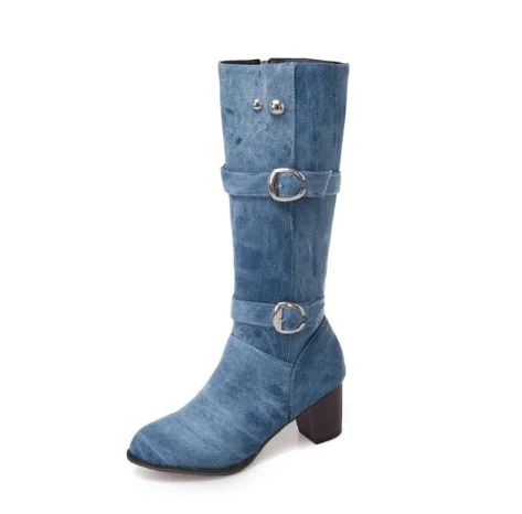 

New women's knee boots cowboy boots fashion women's shoes