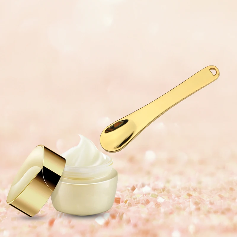 

Eye Cream Scoop Makeup Beauty Stick Facial Massage Beauty Bar for mask, Gold