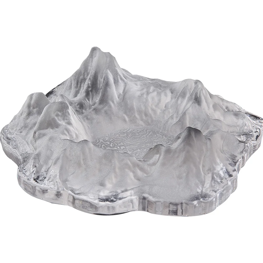 

Crystal Glass Ash Tray Black/ Gray/Tranparent Square Shape Ashtray Cigar Smoking Accessory Household Office KTV Smoking Supply