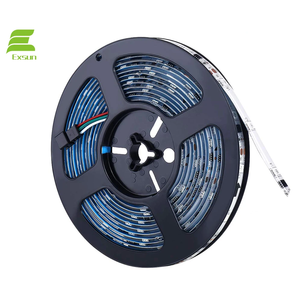 Dream Color 5m RGB Color Changing SMD 5050 Waterproof Flexible Chasing Effect  Led strip light