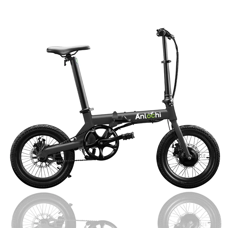 

ANLOCHI 2021 mini ebike 36V 250W shimano 7 speed adult commute folding electric bikes for sale